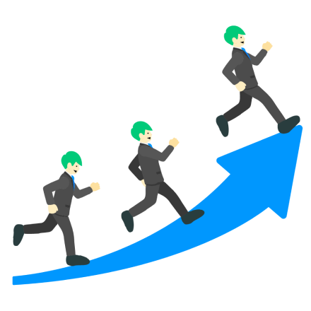 キャリアアップのイメージ
